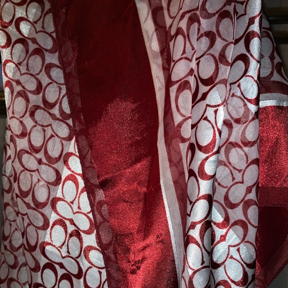 Coach Shear Scarf - Authentic - Picture 2 of 2